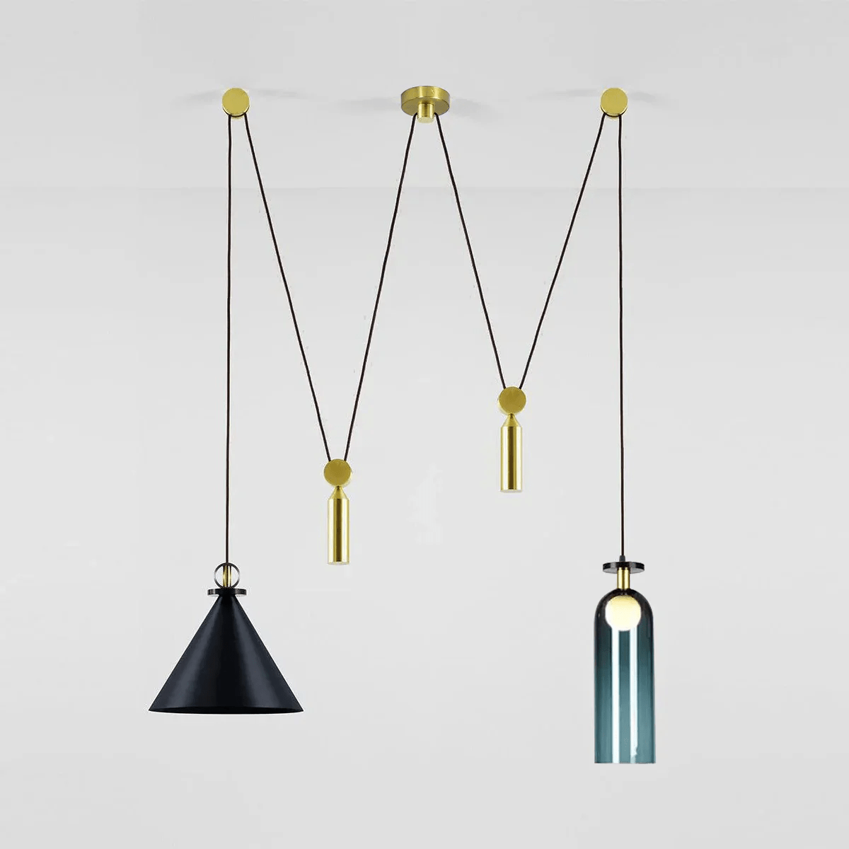 Vondisur | Minimalistisk geometrisk modulær pendellampe