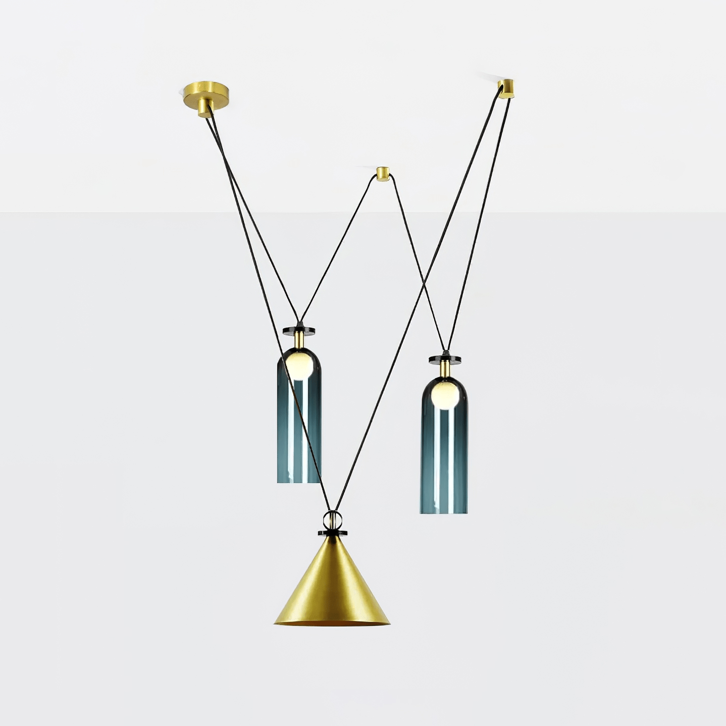 Vondisur | Minimalistisk geometrisk modulær pendellampe