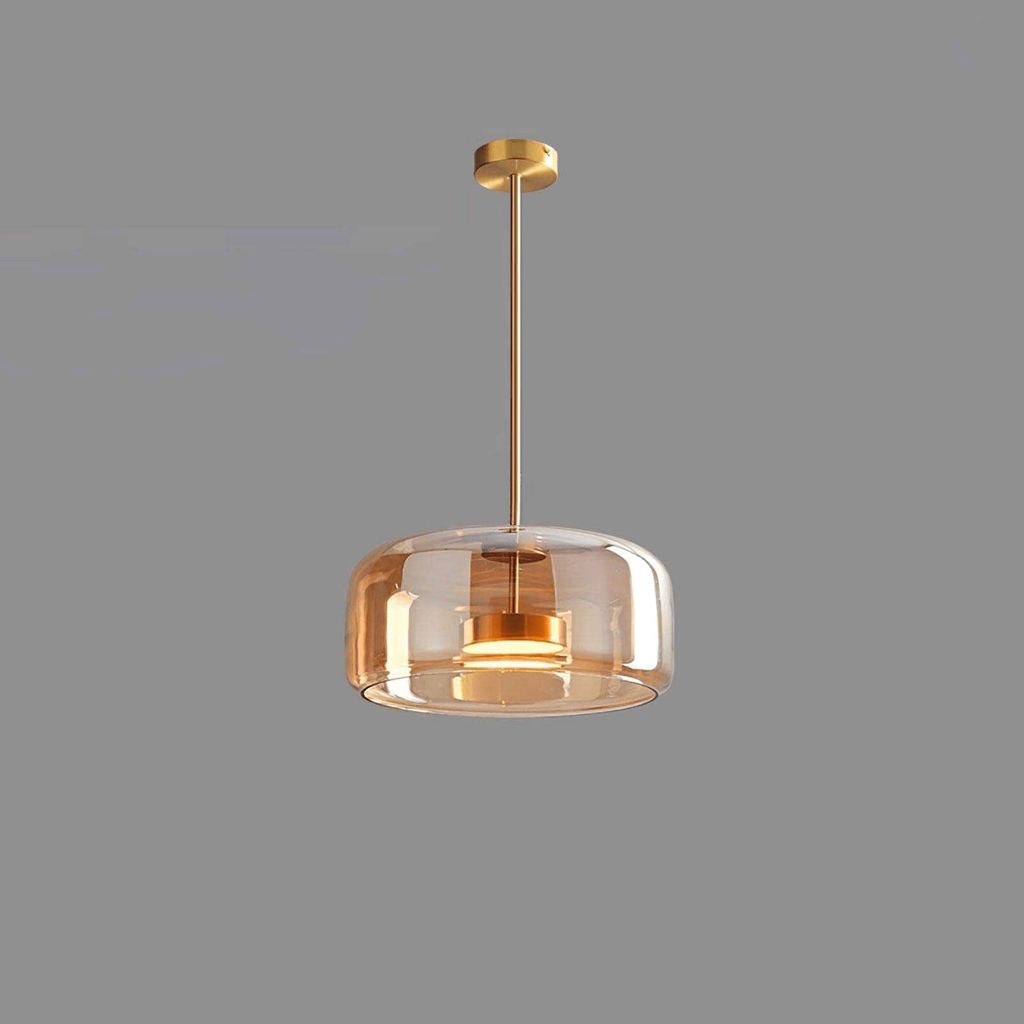 Orionth | Geometrisk Skulpturel Håndblæst Glas Kugle Pendellampe
