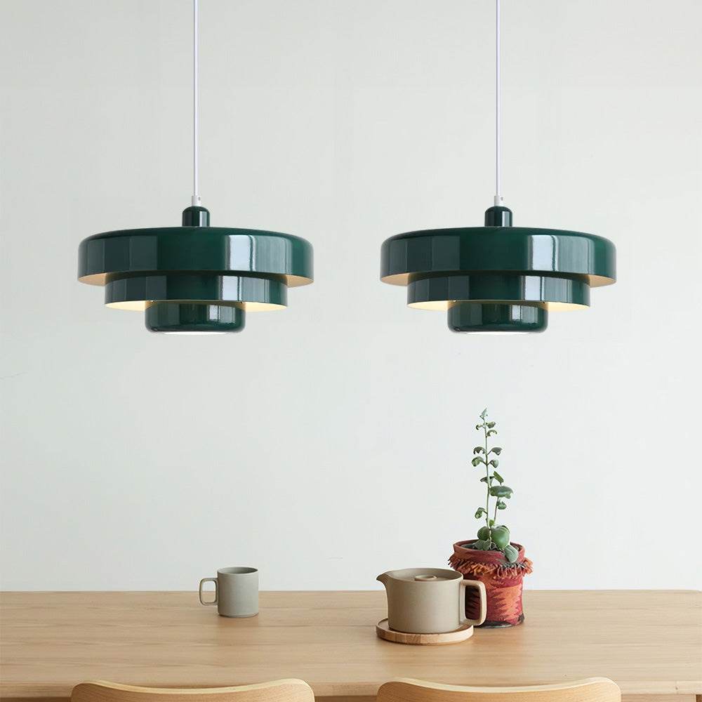 Retrova | Mid-century moderne lagdelt jernpendellampe