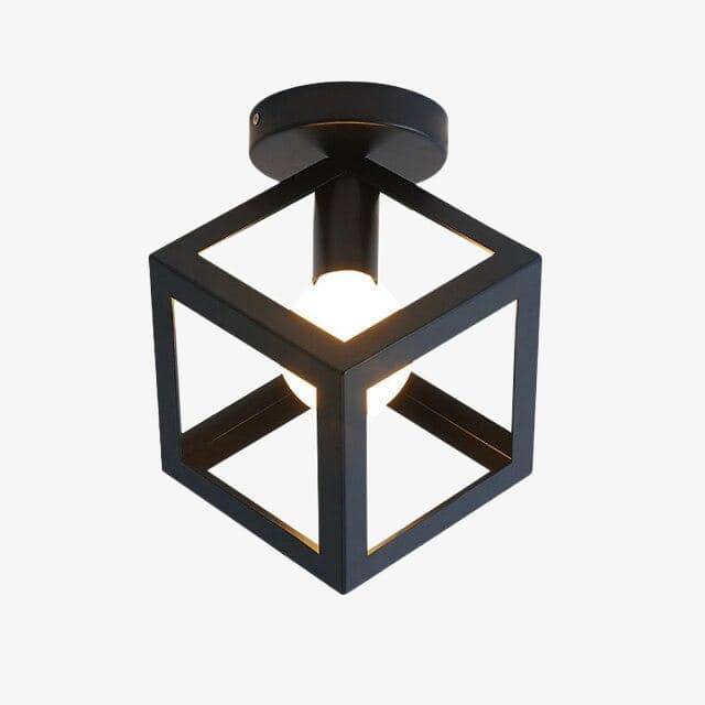 Zorquence | Geometrisk Bur Industriel Indbygningsloftlampe