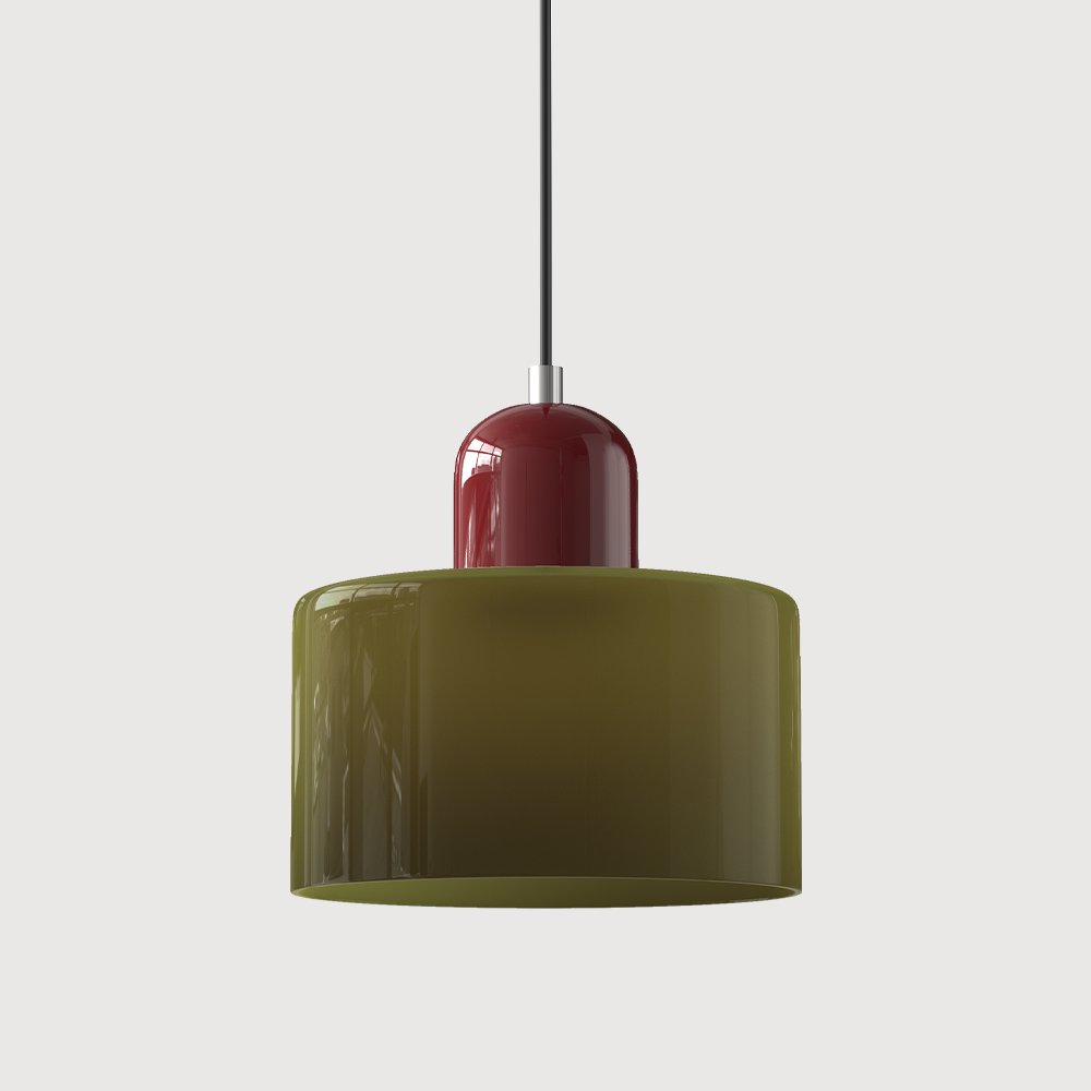 Chroma | Moderne Bauhaus cylinder- og kuppelglas pendel