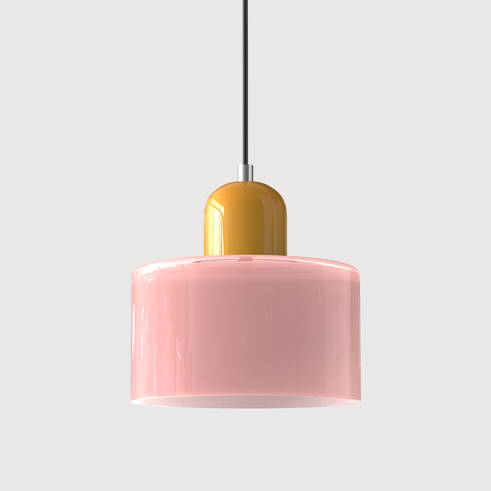 Chroma | Moderne Bauhaus cylinder- og kuppelglas pendel