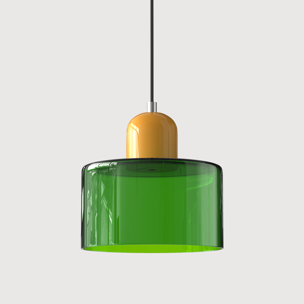 Chroma | Moderne Bauhaus cylinder- og kuppelglas pendel