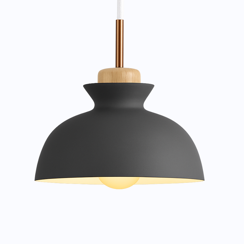Ferune | Nordisk industriel metal skærm pendel lampe
