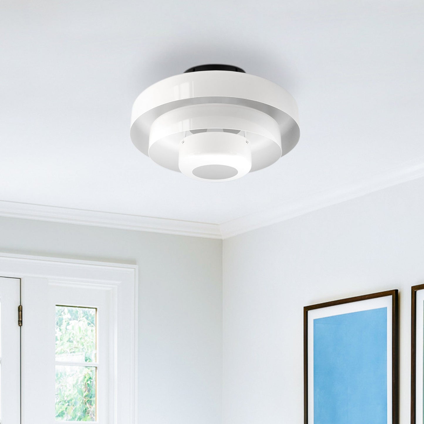Modera | Retro lagdelt trommeloftslampe
