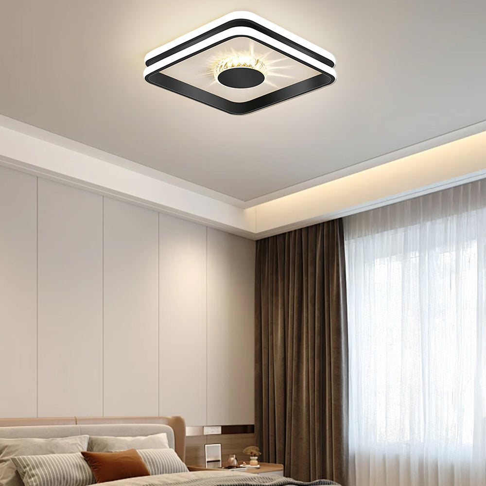 Circa | Moderne minimalistisk dobbelt ring loftslampe