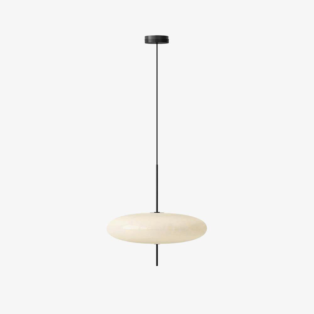 Belthorim | Opaliseret disk silhuet minimalistisk pendellampe