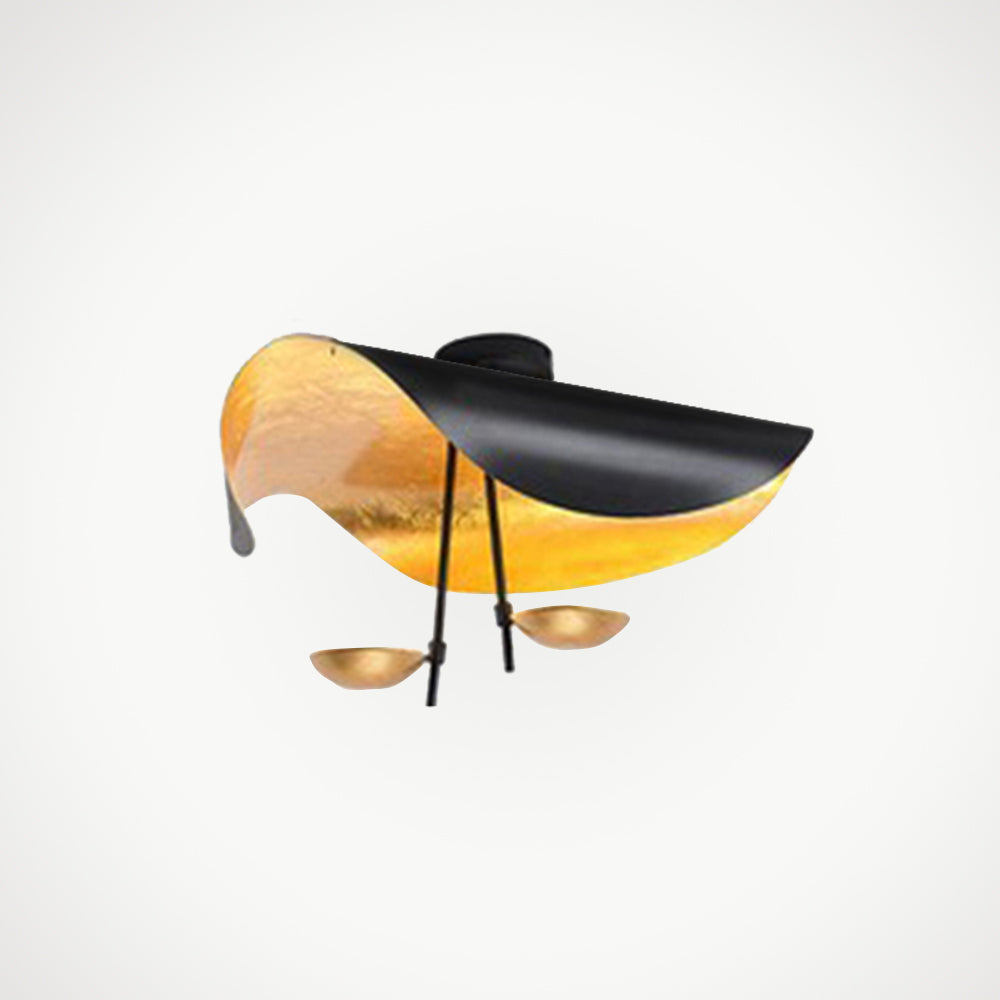 Elnari | Skulptureret blad-silhuet moderne pendel loftlampe