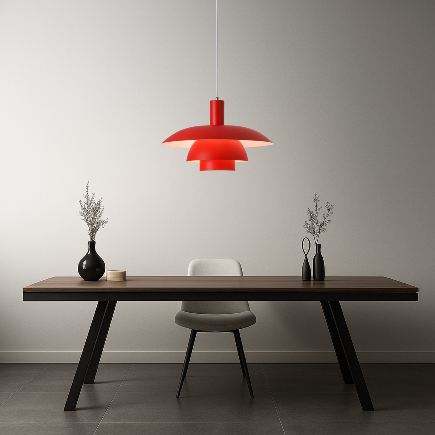Dania | Minimalistisk dansk stil lagdelt metalpendel