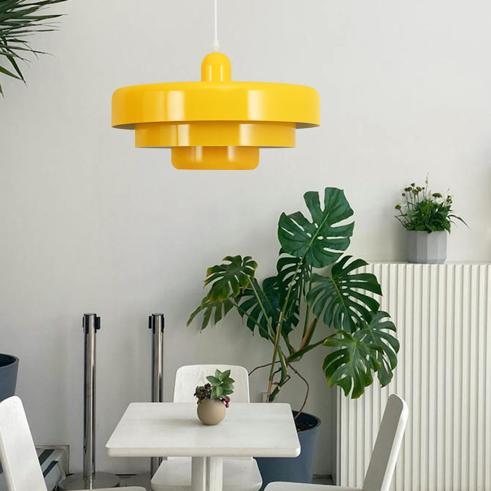 Retrova | Mid-century moderne lagdelt jernpendellampe