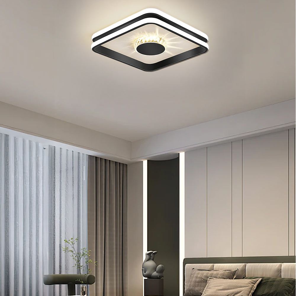 Circa | Moderne minimalistisk dobbelt ring loftslampe