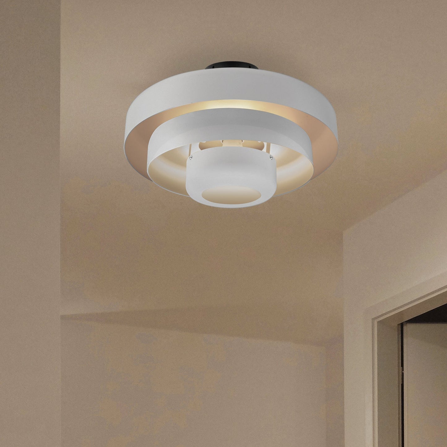 Modera | Retro lagdelt trommeloftslampe