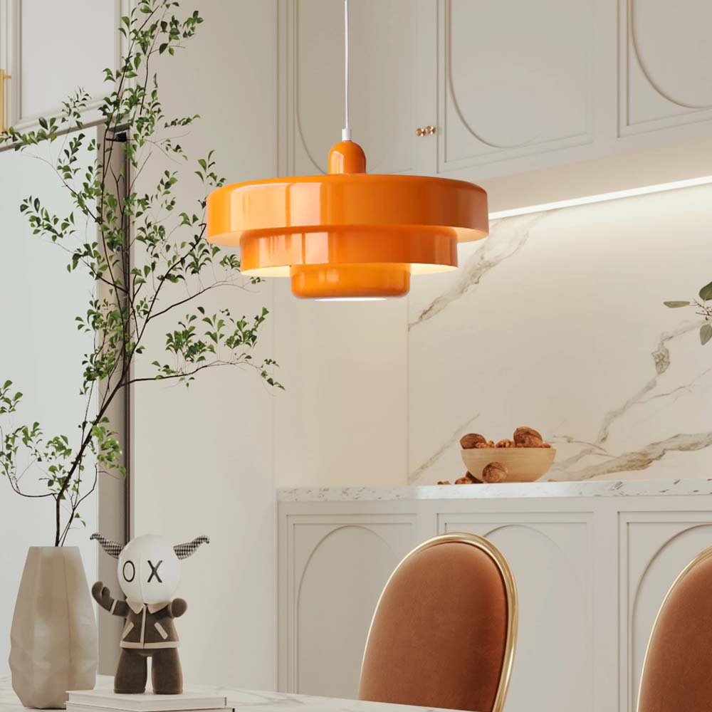 Retrova | Mid-century moderne lagdelt jernpendellampe