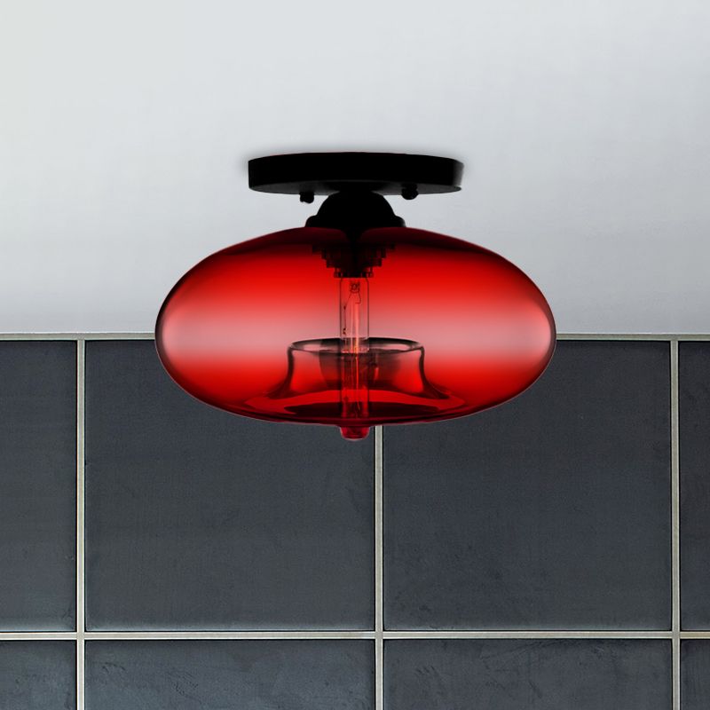 Murae | Retro industriel kugle indbygget loftslampe