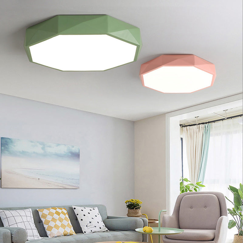 Zynthiar | Ultra slank geometrisk oktagon akryl loftslampe
