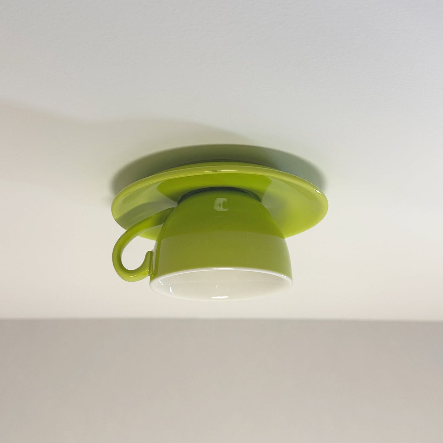 Valentina | Moderne keramisk kaffekop indbygget loftslampe