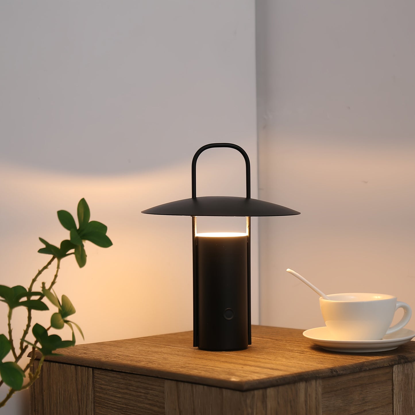 Minimalistisk kuppel metal genopladelig touch-kontrol bordlampe