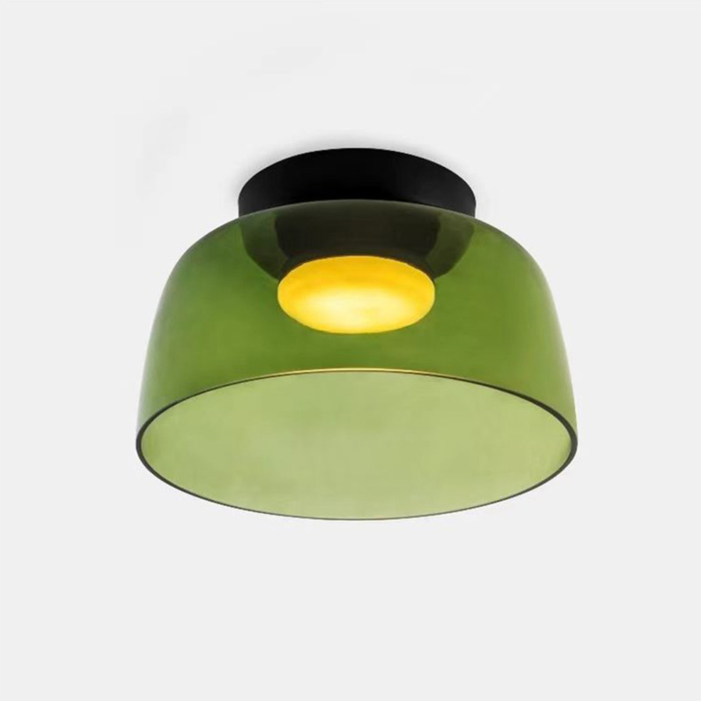 Nebula | Moderne lagdelt glødende glas kuppelloftslampe