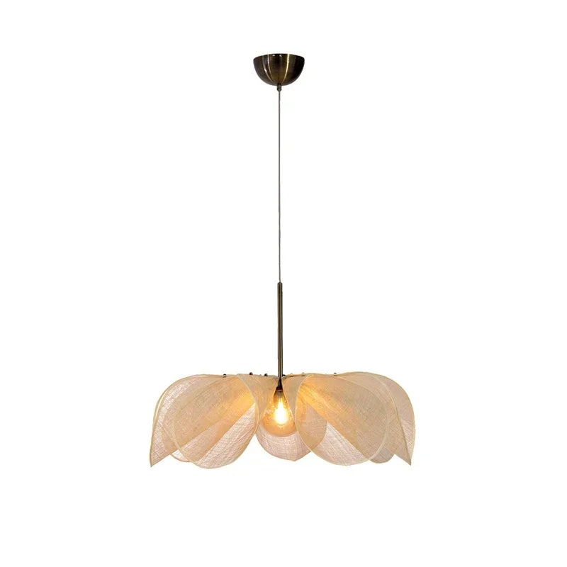 Petalia | Wabi Sabi blomsterstof pendellampe