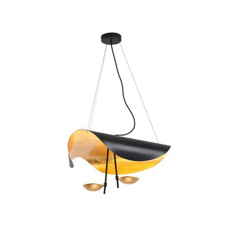 Elnari | Skulptureret blad-silhuet moderne pendel loftlampe