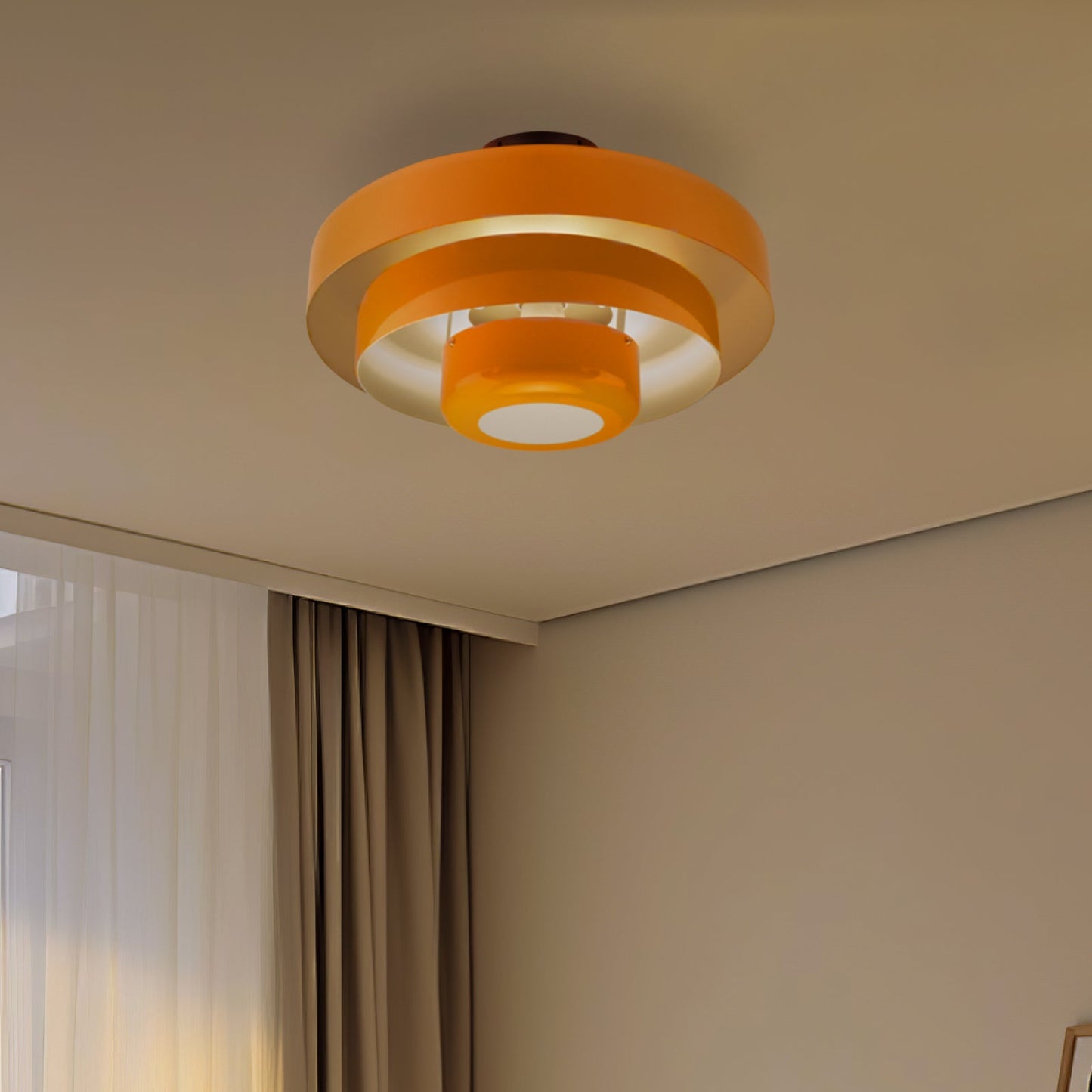 Modera | Retro lagdelt trommeloftslampe