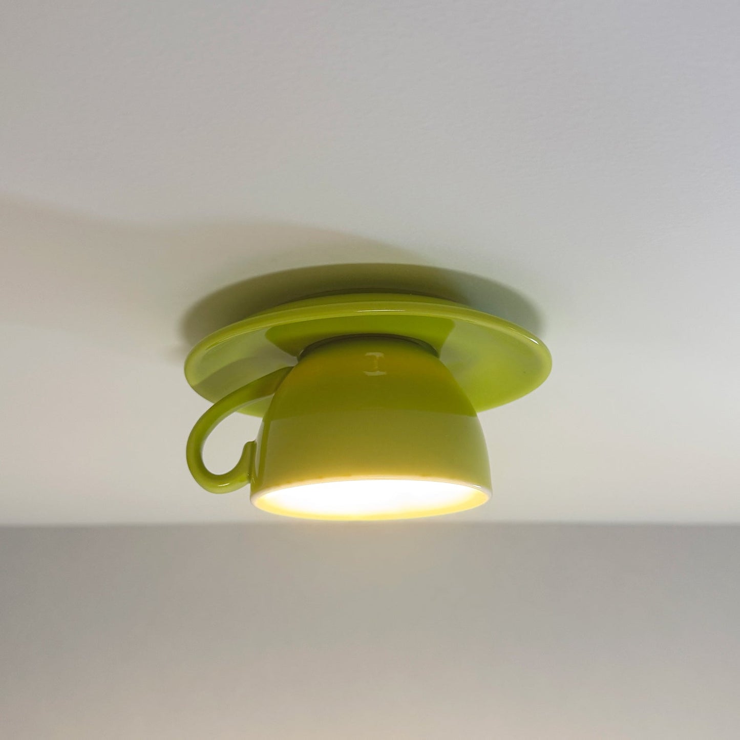 Valentina | Moderne keramisk kaffekop indbygget loftslampe