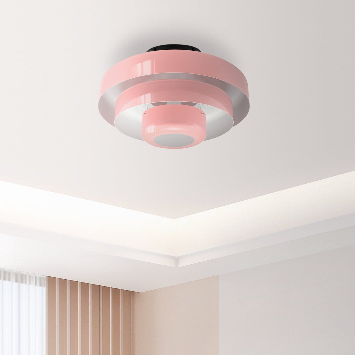 Modera | Retro lagdelt trommeloftslampe