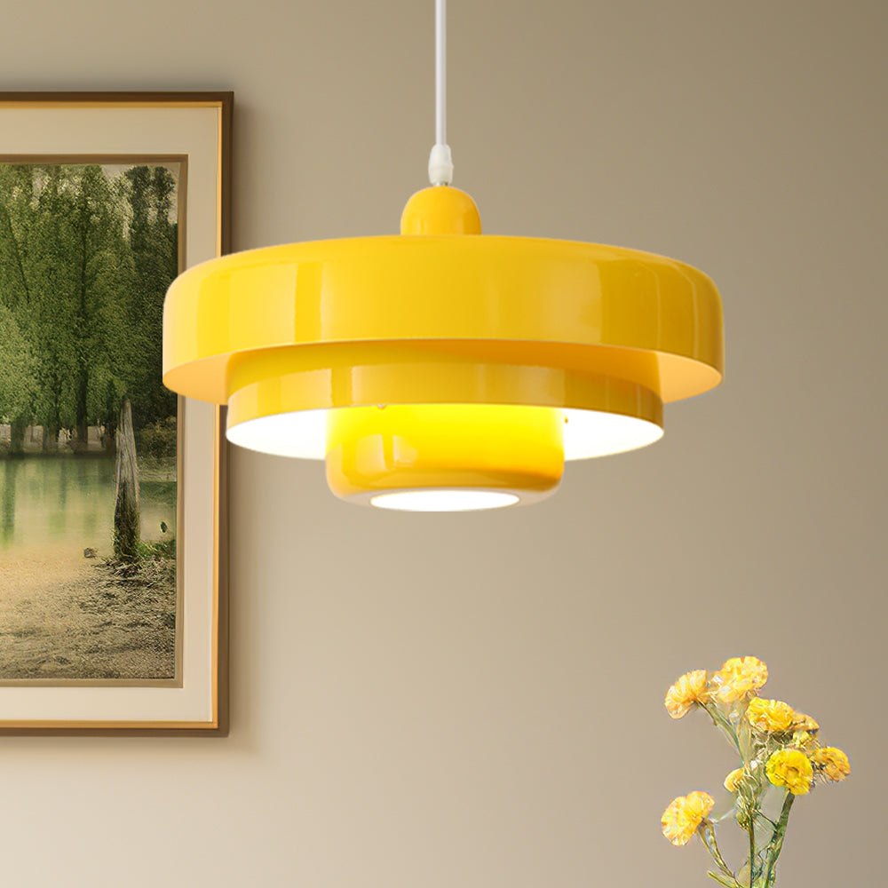 Retrova | Mid-century moderne lagdelt jernpendellampe