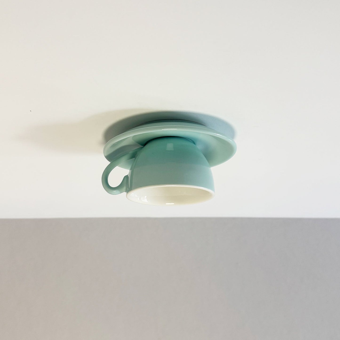 Valentina | Moderne keramisk kaffekop indbygget loftslampe