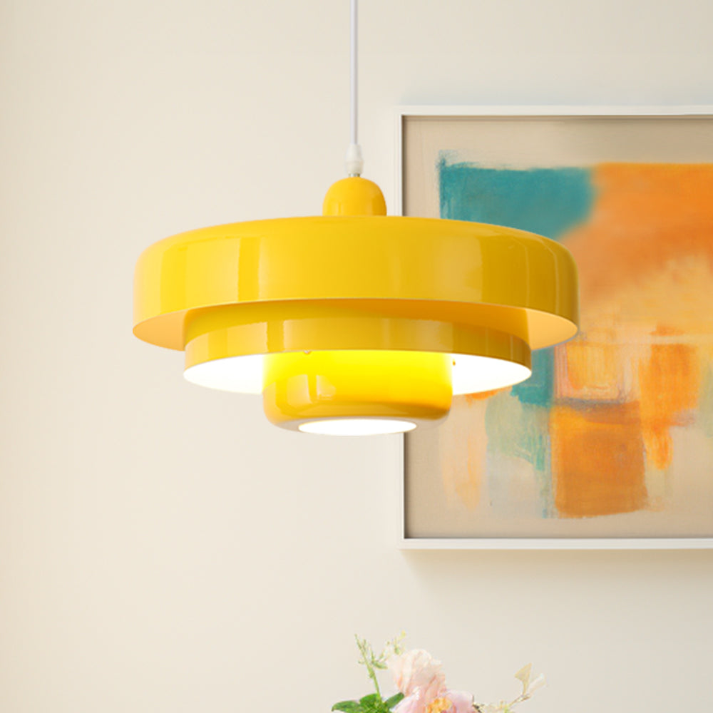 Retrova | Mid-century moderne lagdelt jernpendellampe