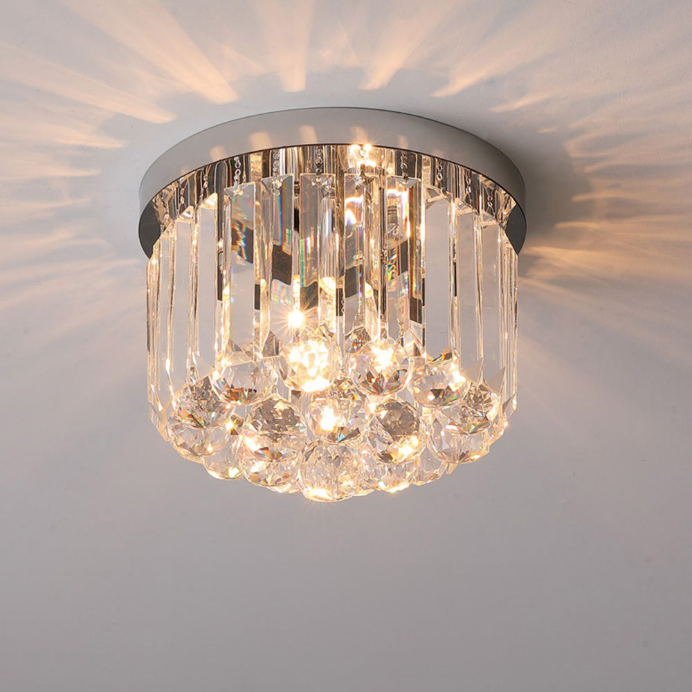 Prisma | Luksuriøs krystalprisme trommeloftslampe