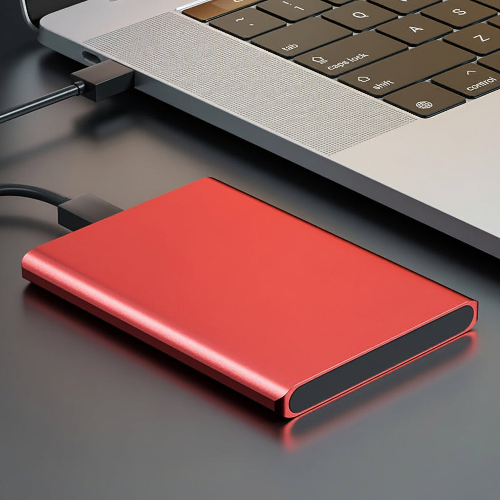 Slank kompakt letvægts ekstern bærbar SSD harddisk  