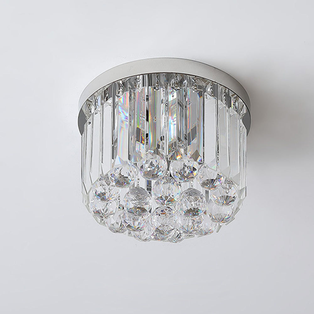 Prisma | Luksuriøs krystalprisme trommeloftslampe