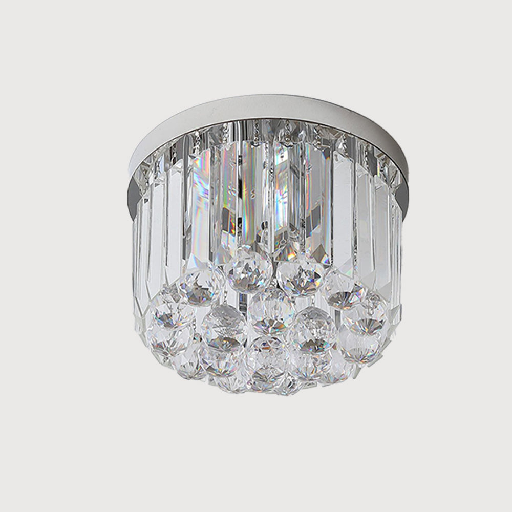 Prisma | Luksuriøs krystalprisme trommeloftslampe