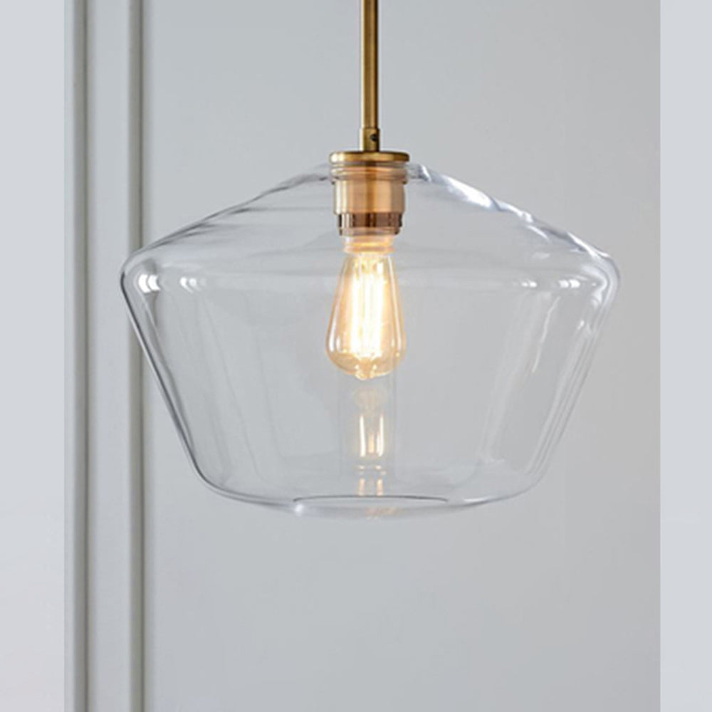 Niris| Nordisk diamantformet geometrisk glas pendellampe