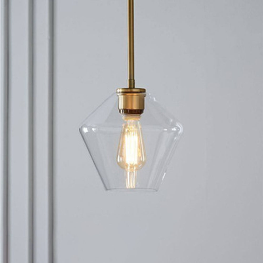Niris| Nordisk diamantformet geometrisk glas pendellampe