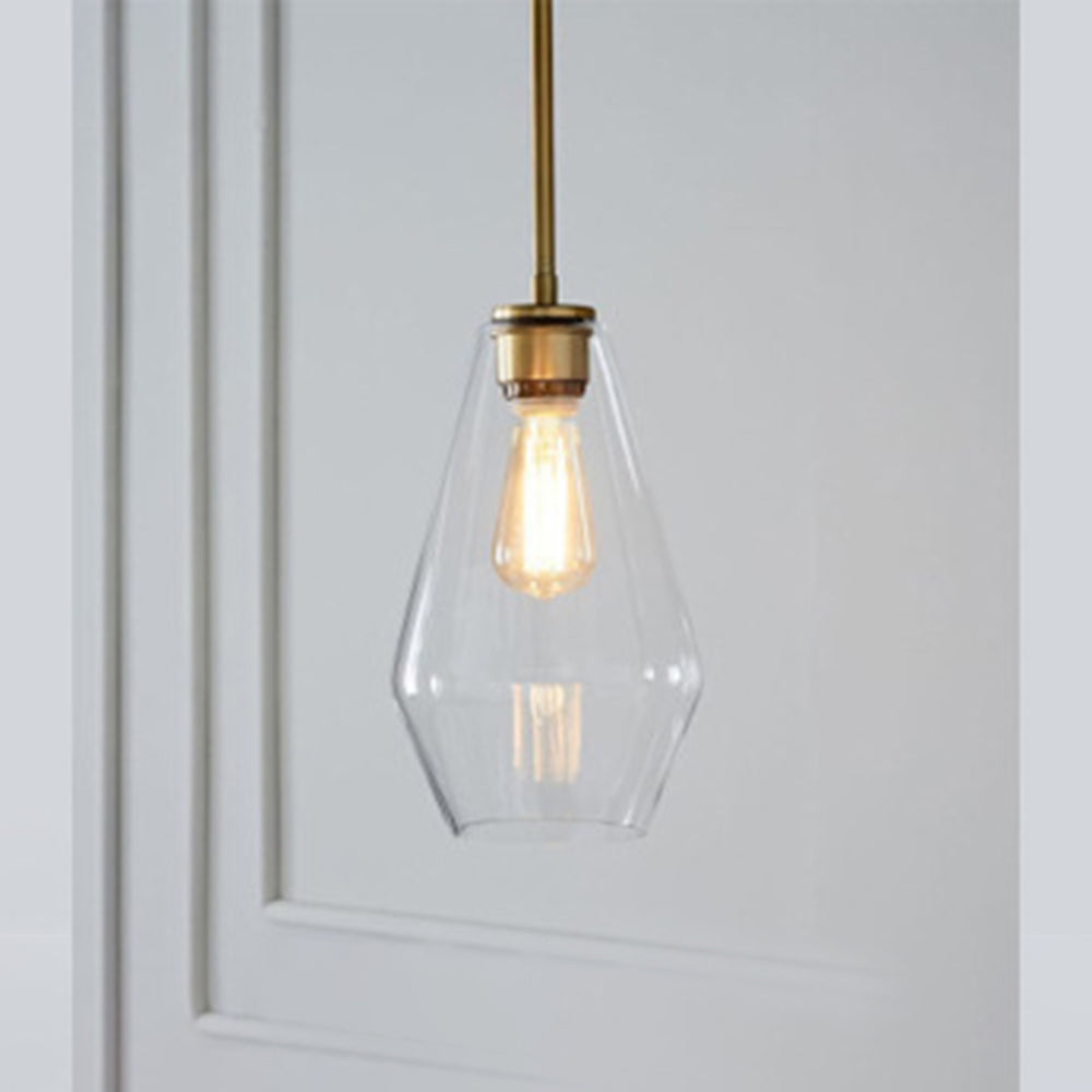 Niris| Nordisk diamantformet geometrisk glas pendellampe