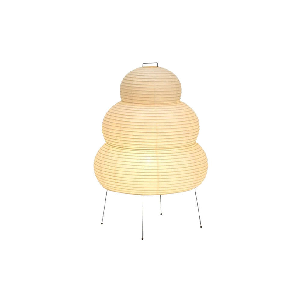 Kryntaleo | Japansk Ribbede Bambus Silhuet Oriental Accent Bordlampe