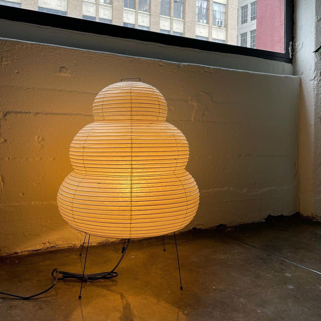 Kryntaleo | Japansk Ribbede Bambus Silhuet Oriental Accent Bordlampe