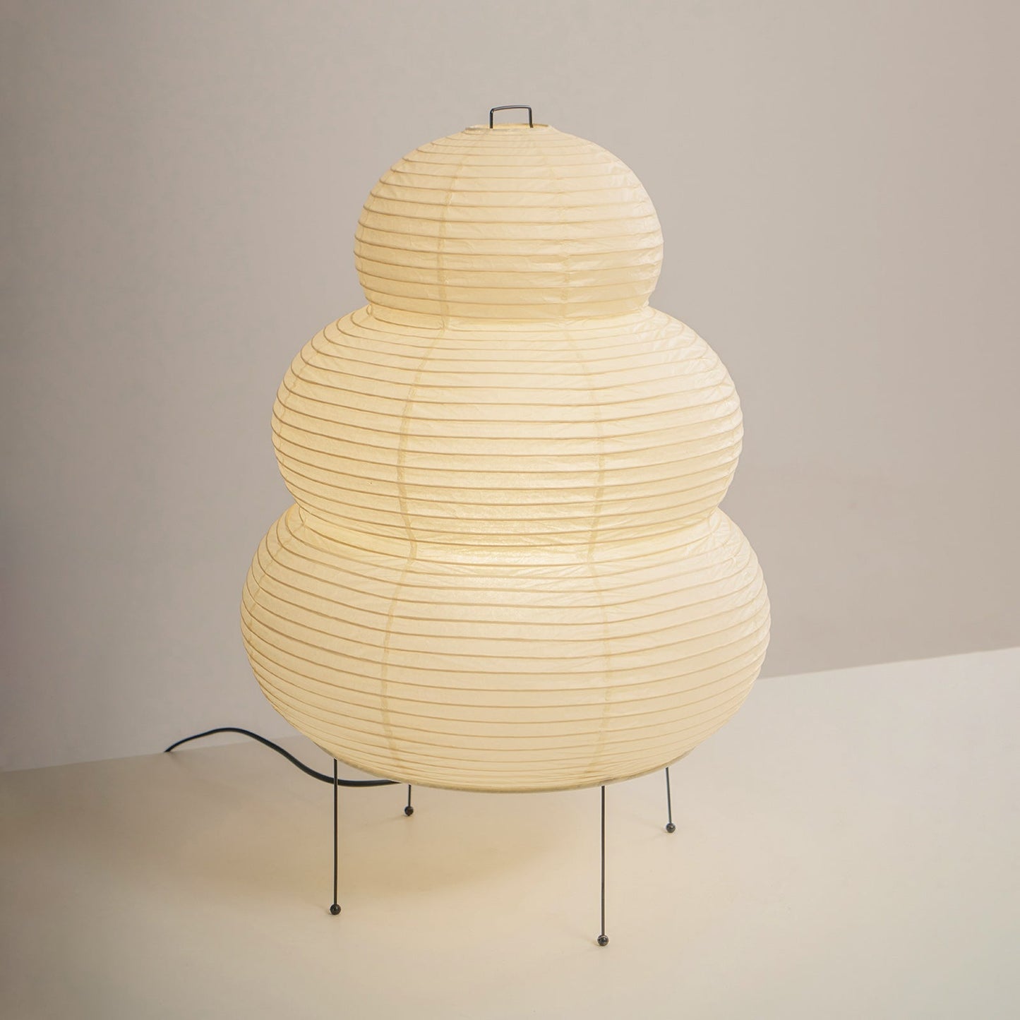 Kryntaleo | Japansk Ribbede Bambus Silhuet Oriental Accent Bordlampe