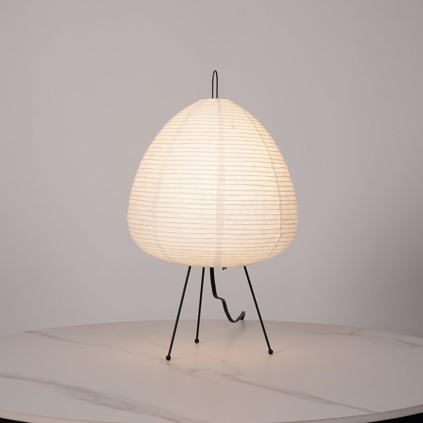 Kryntaleo | Japansk Ribbede Bambus Silhuet Oriental Accent Bordlampe