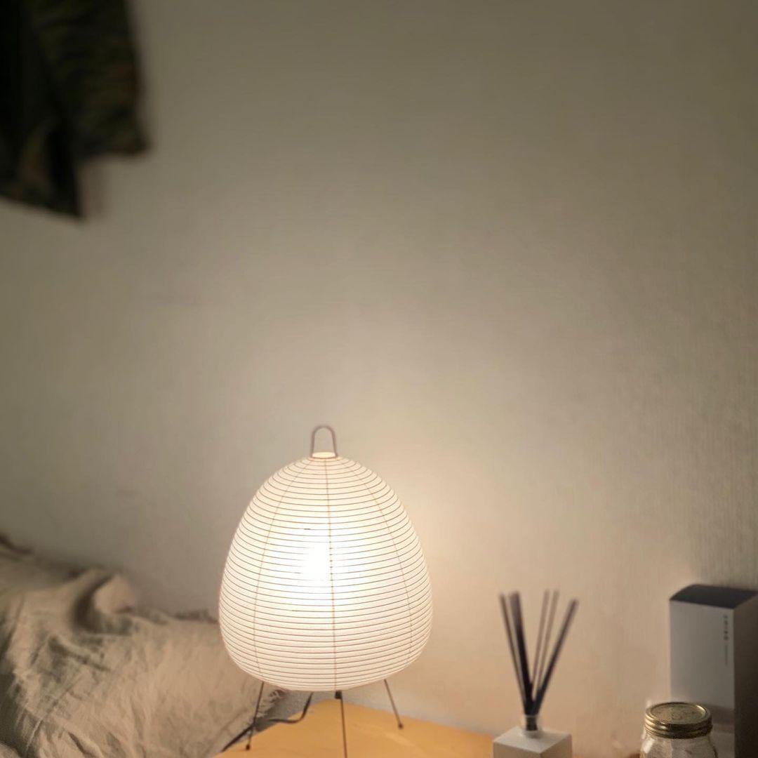 Kryntaleo | Japansk Ribbede Bambus Silhuet Oriental Accent Bordlampe