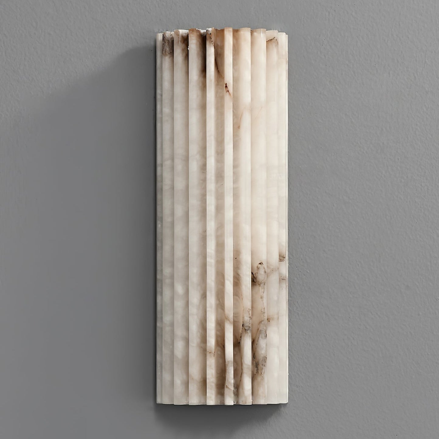 Orcari | Elegant rektangulær alabaster sten væglampe