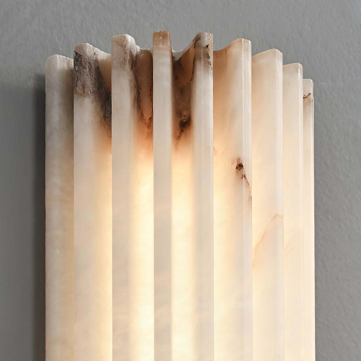 Orcari | Elegant rektangulær alabaster sten væglampe