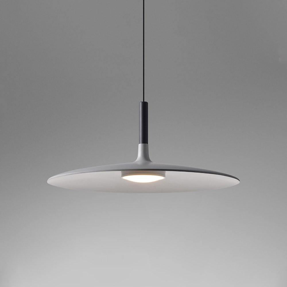 Thaloric | Minimalistisk industriel aluminium flad skive pendel