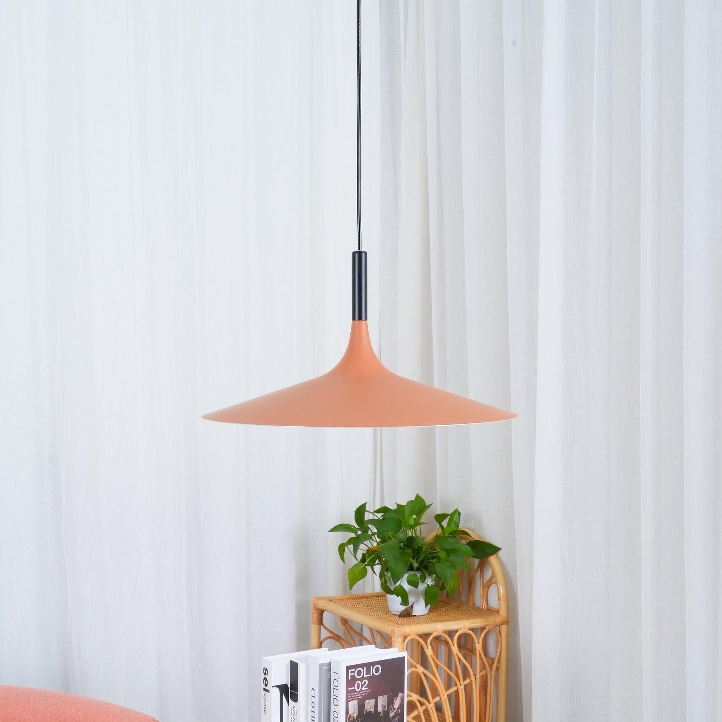 Thaloric | Minimalistisk industriel aluminium flad skive pendel