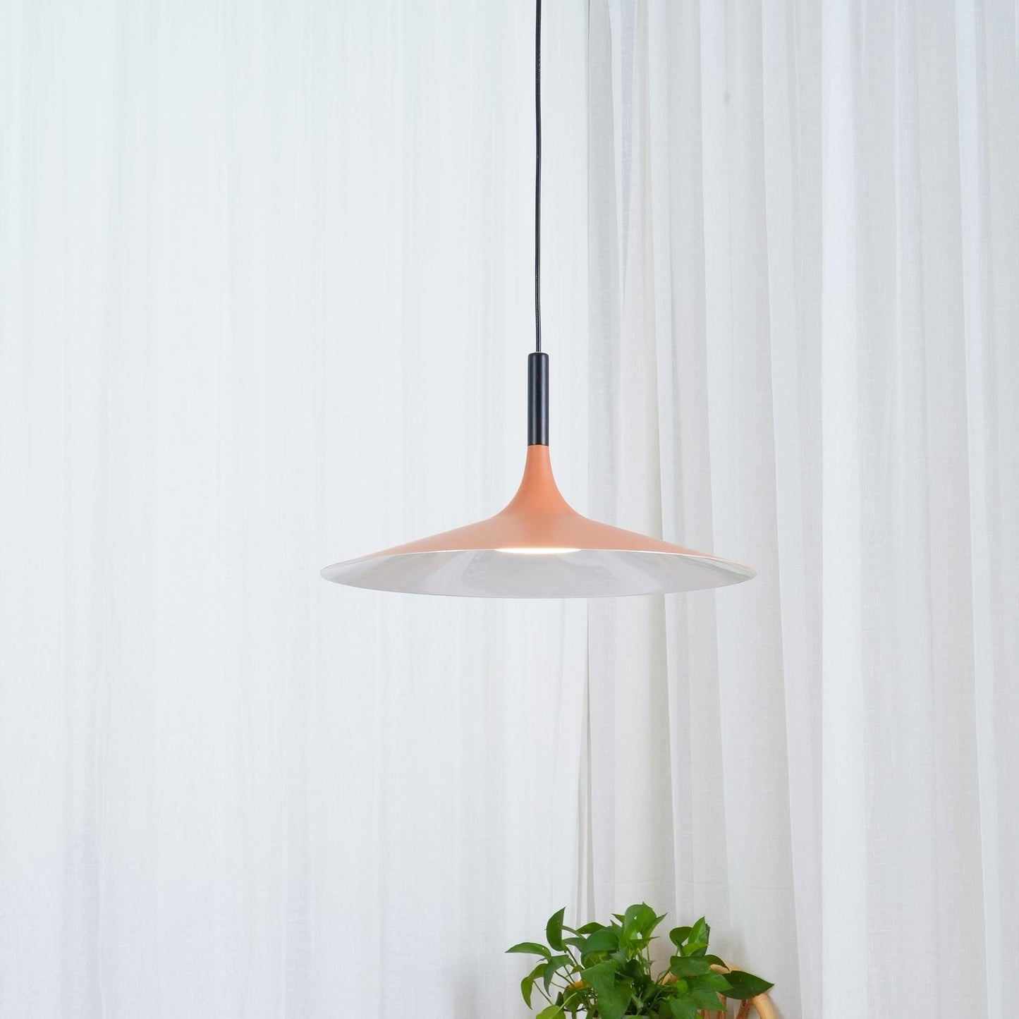 Thaloric | Minimalistisk industriel aluminium flad skive pendel