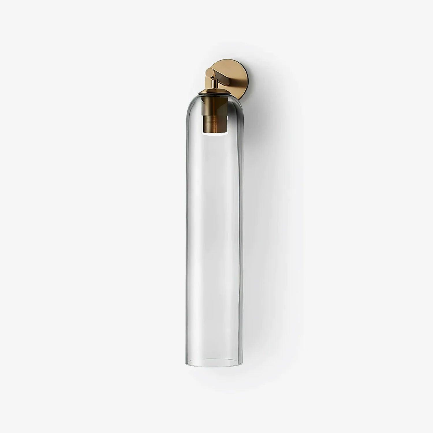 Luvia | Elegant cylindrisk art deco glas væglampe