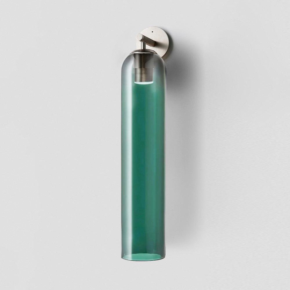 Luvia | Elegant cylindrisk art deco glas væglampe